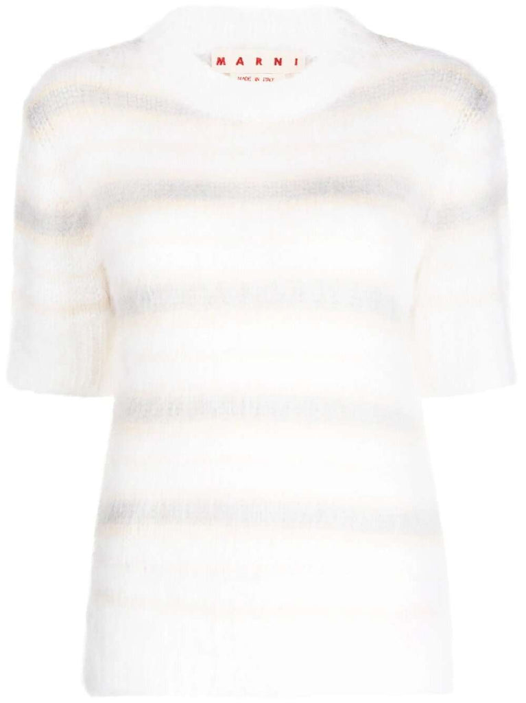 Brushed mohair T-shirt
