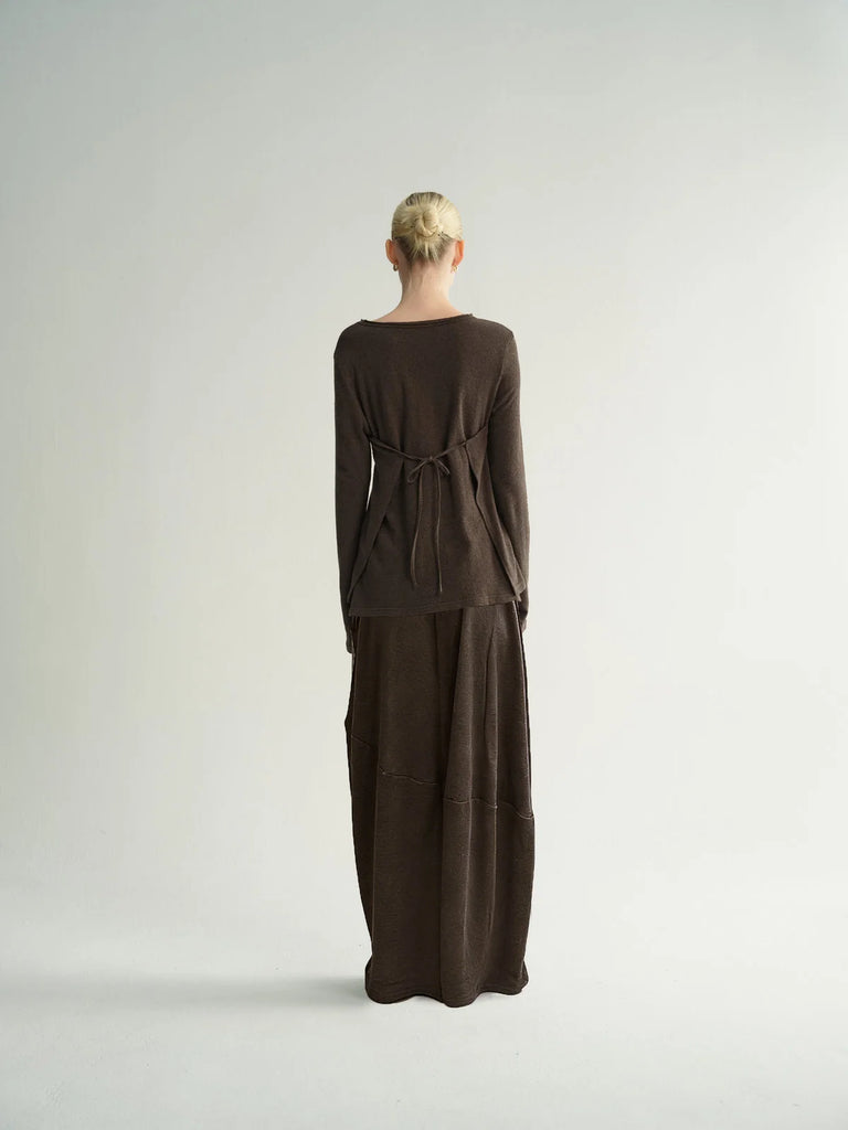 Aven jersey skirt
