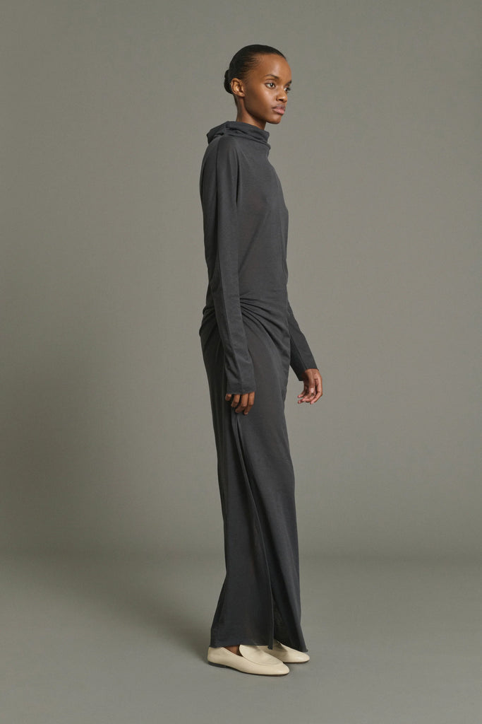Lola ruched maxi dress