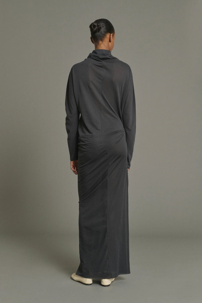 Lola ruched maxi dress