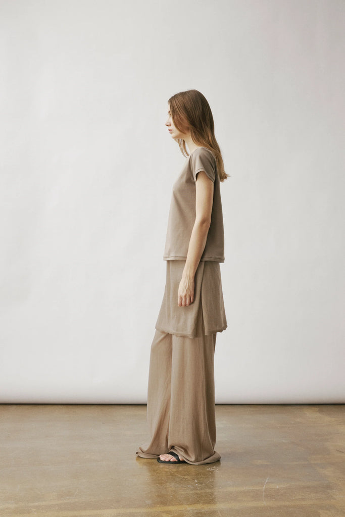 Cilla flap knit trousers