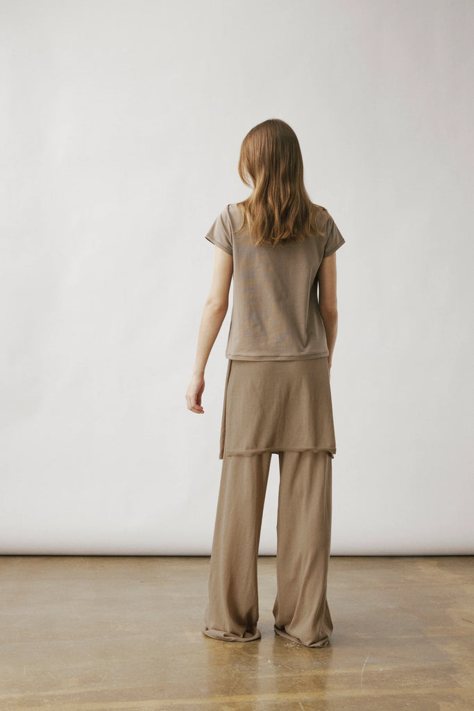 Cilla flap knit trousers