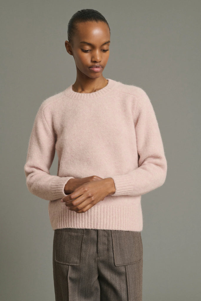 ribbed-trim sweater