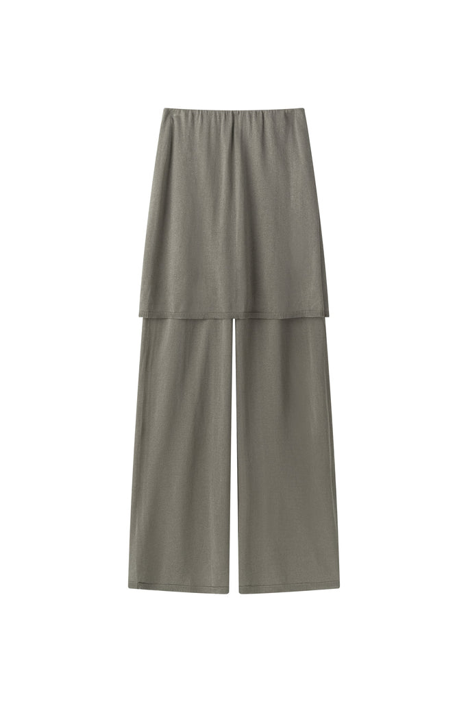 Cilla flap knit trousers