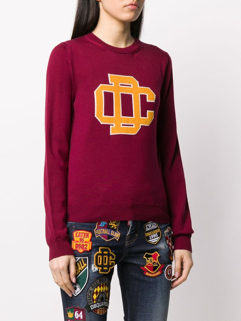 Logo knit sweater