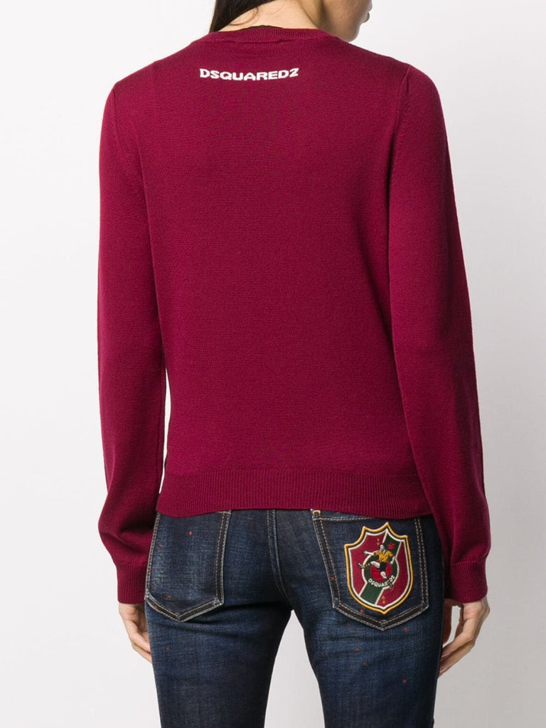 Logo knit sweater