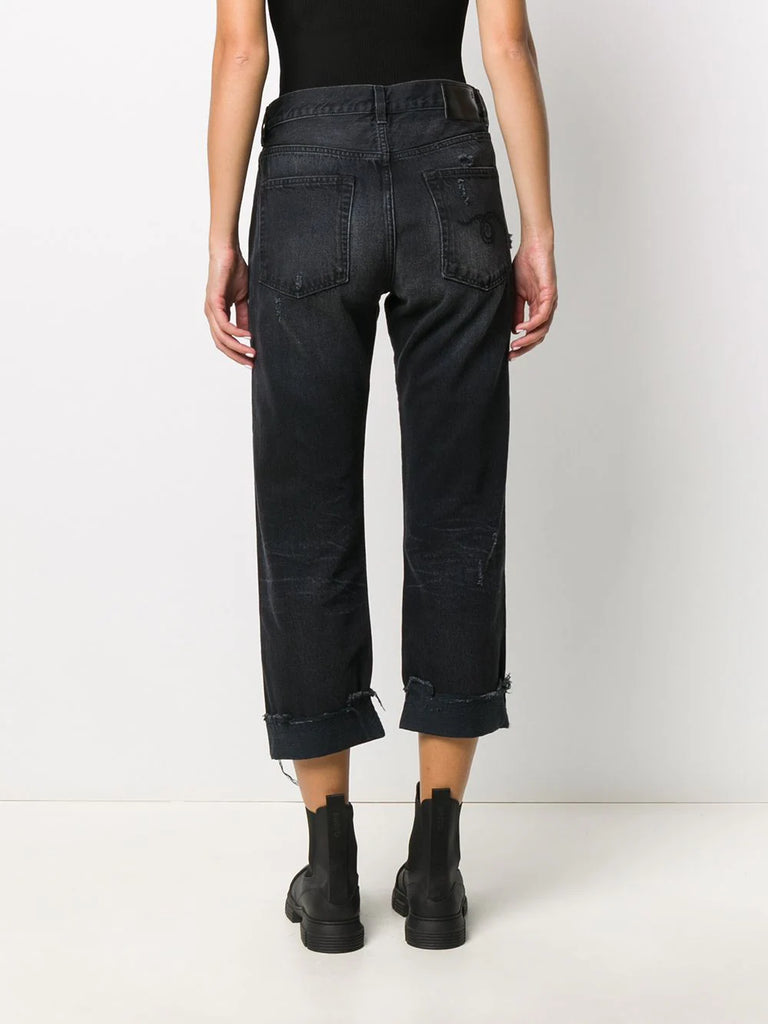cropped jeans