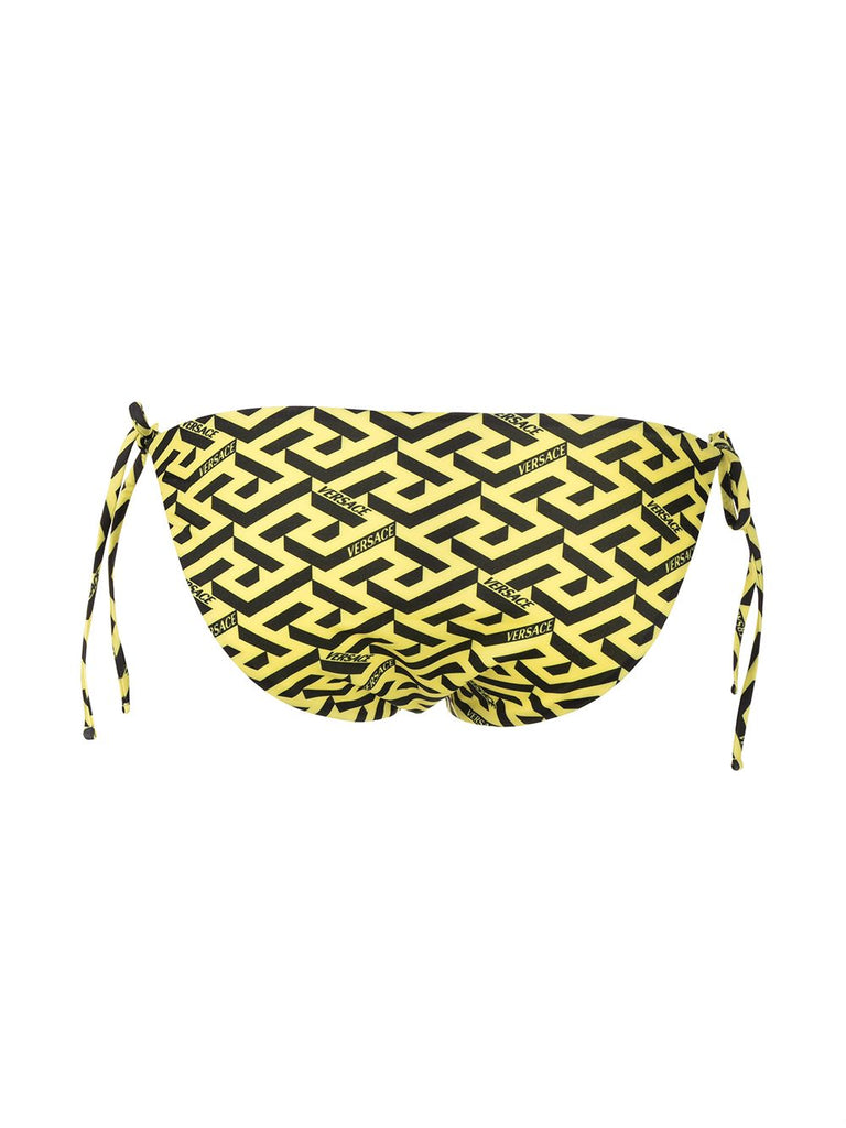 Bikinihose mit Greca-Signatur-Print 