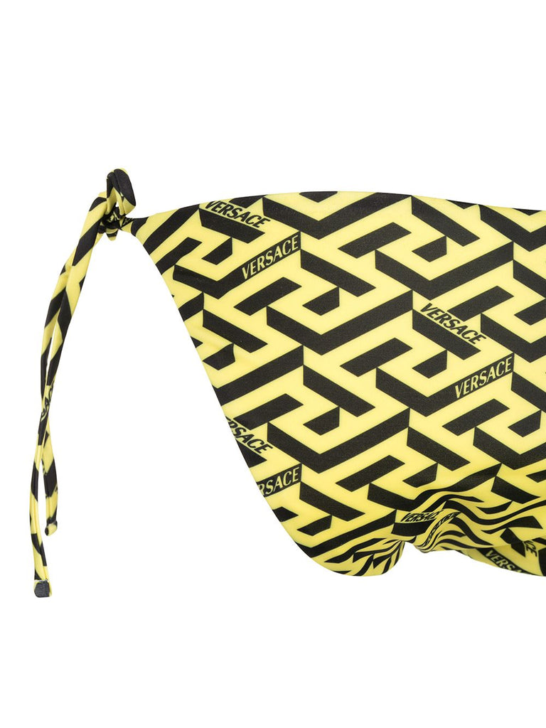 Bikinihose mit Greca-Signatur-Print 