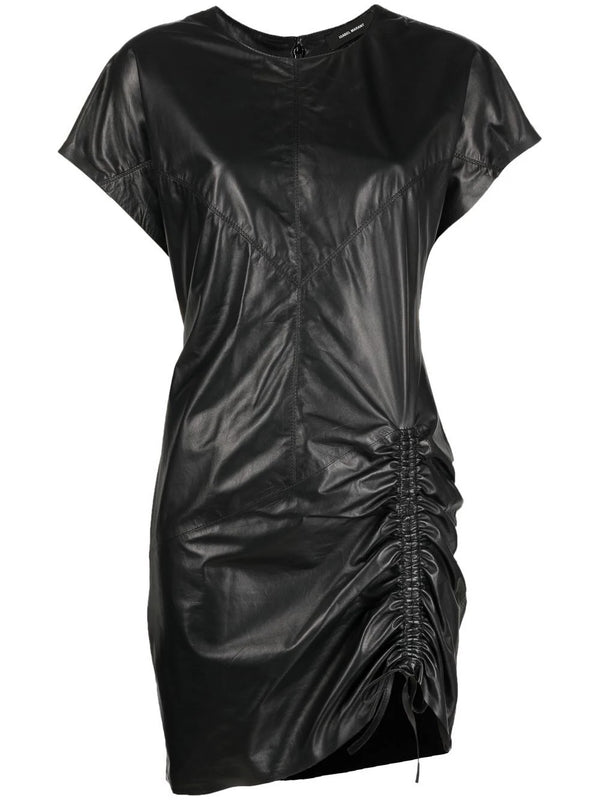 Adelissa leather dress