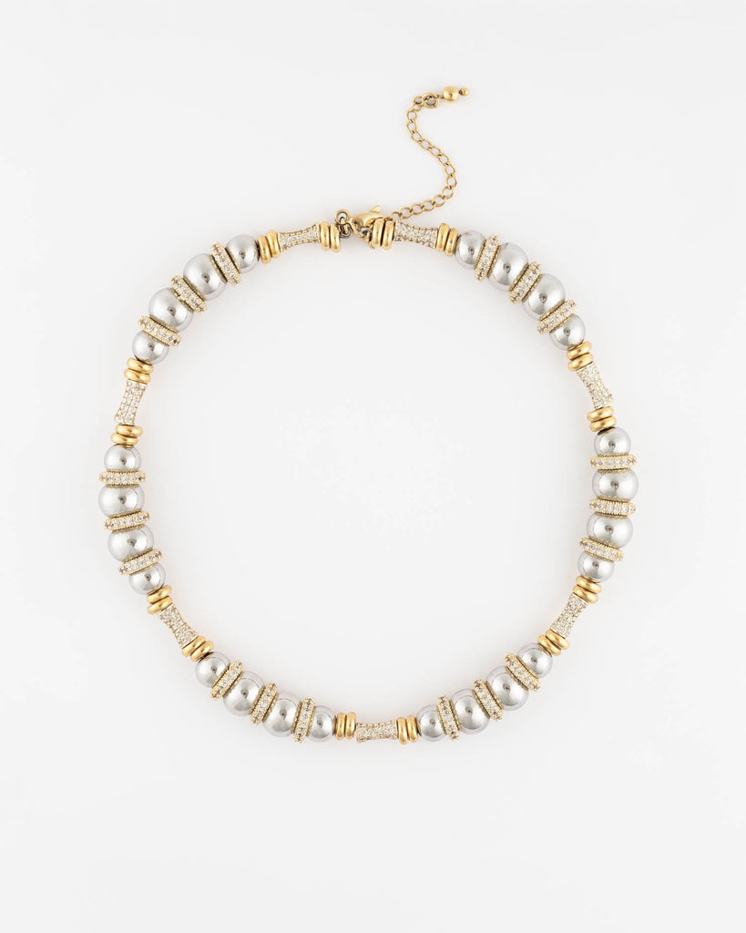 Meritaten Gold and Silver Necklace