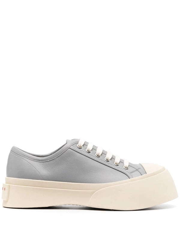 Pablo leather flatform sneakers