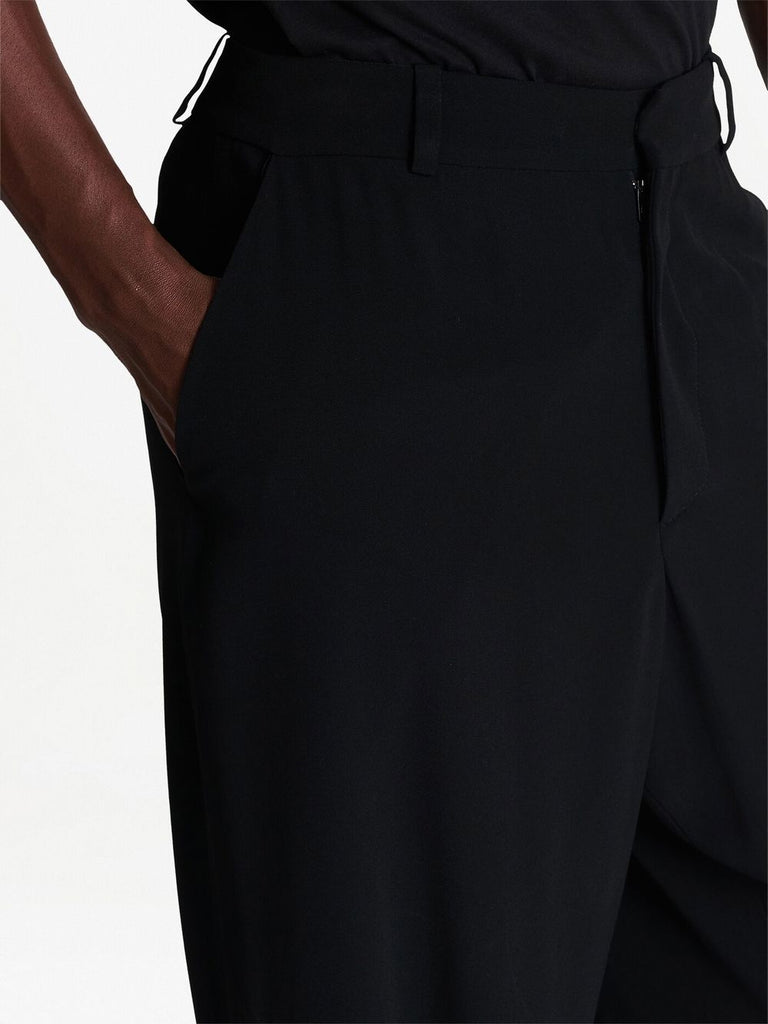 Straight-leg tailored trousers