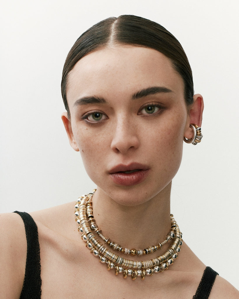 Gold Rondelle Necklace
