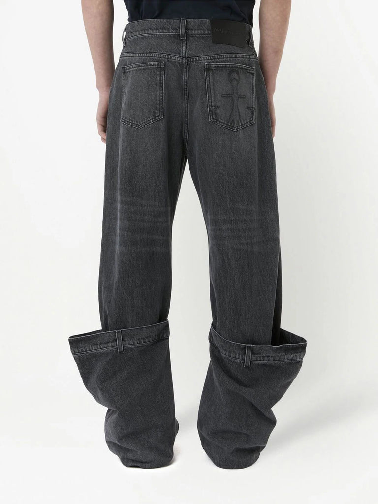 distressed Bucket jeans