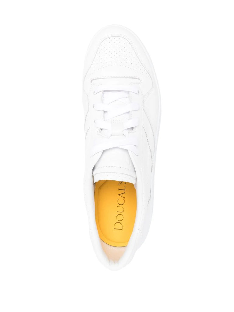 calf-leather low-top sneakers
