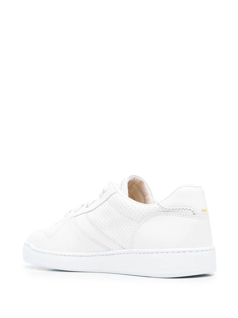 calf-leather low-top sneakers