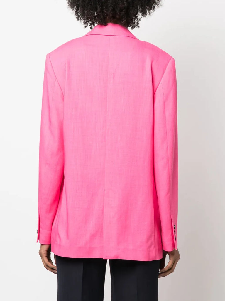 Coarse wrap blazer