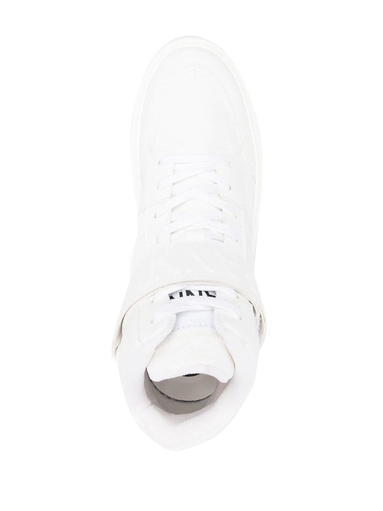 Touch-strap high-top sneakers