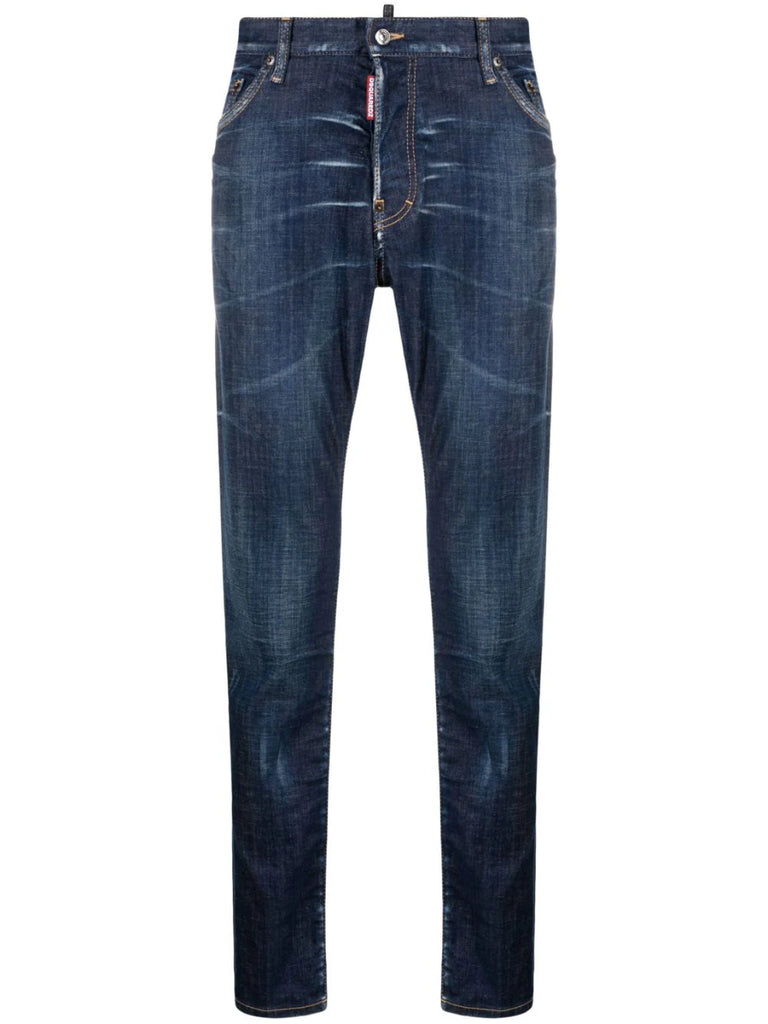 schmal geschnittene Jeans aus Stretch-Baumwolle 