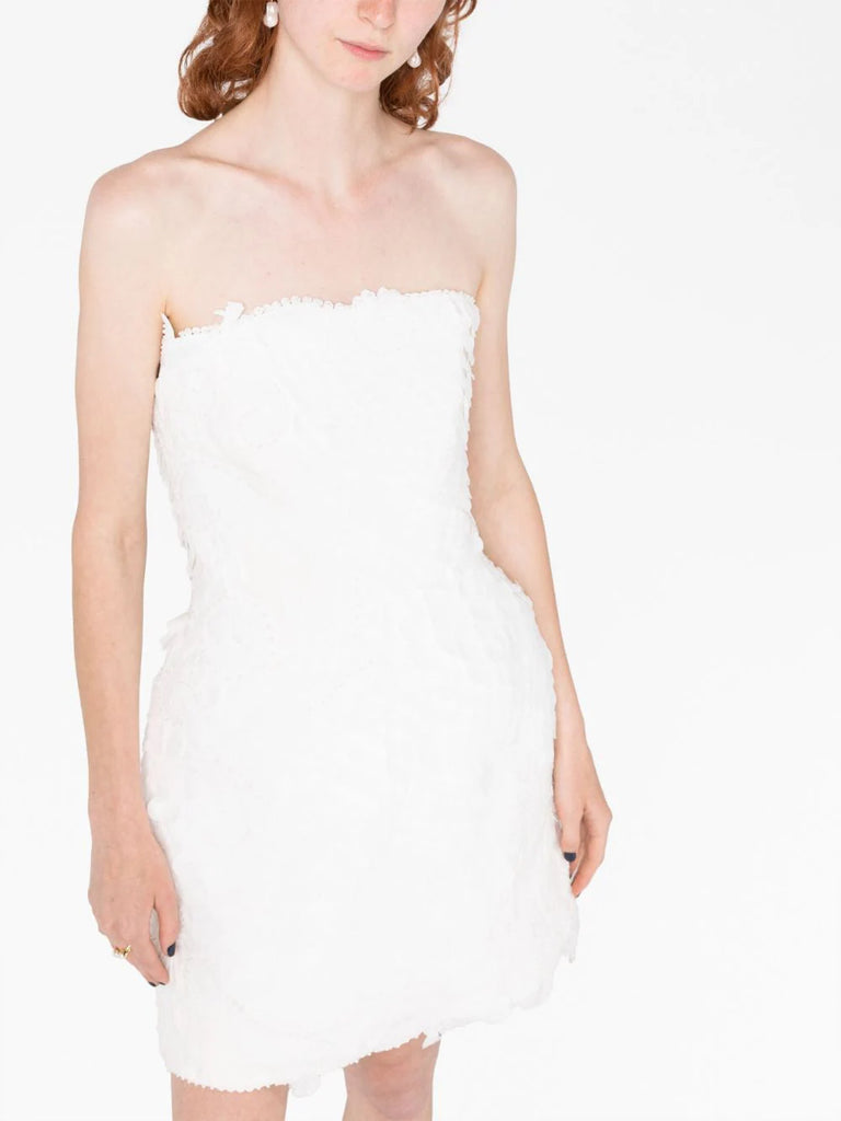 Tama filigree-embellished minidress