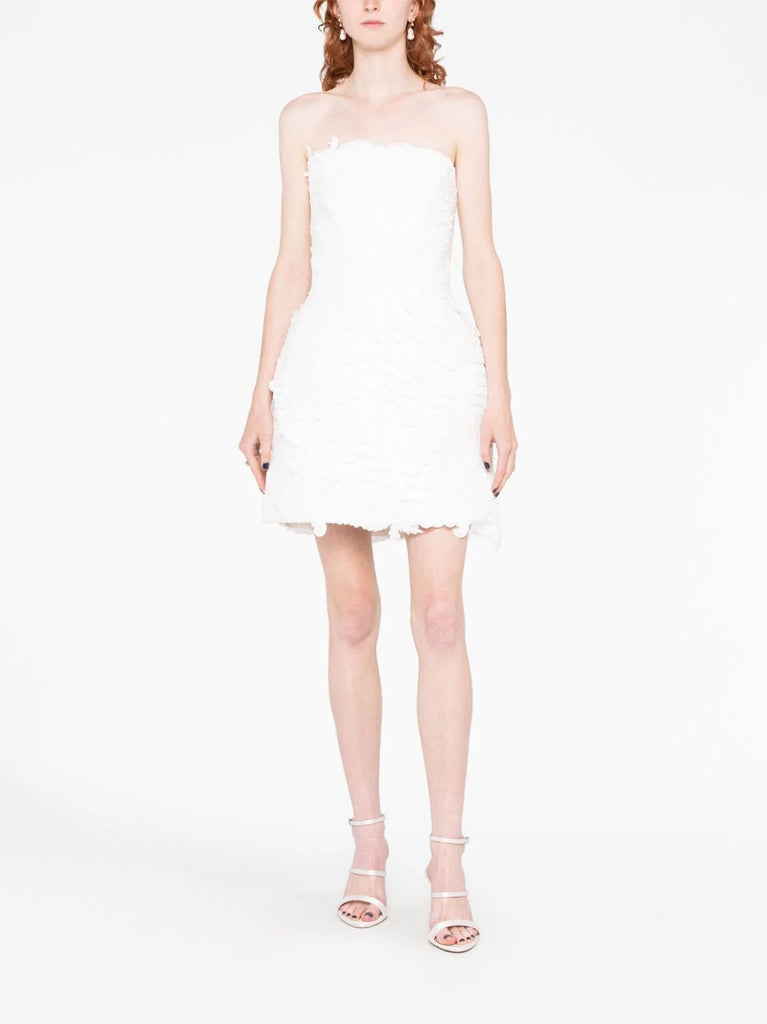 Tama filigree-embellished minidress