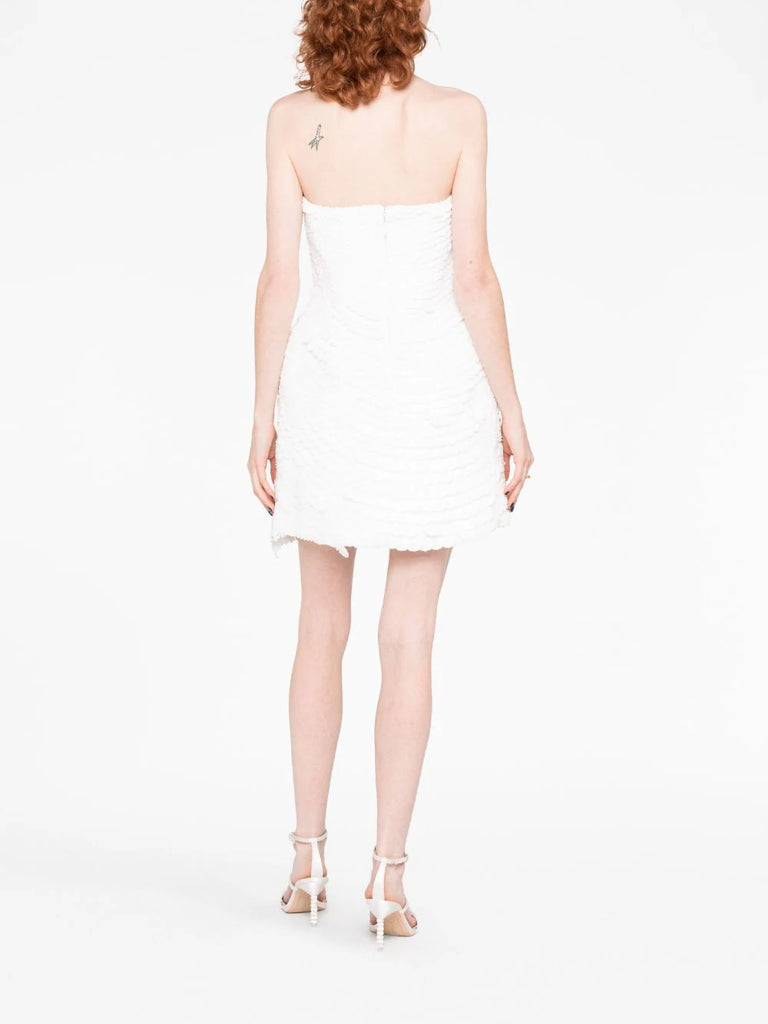 Tama filigree-embellished minidress