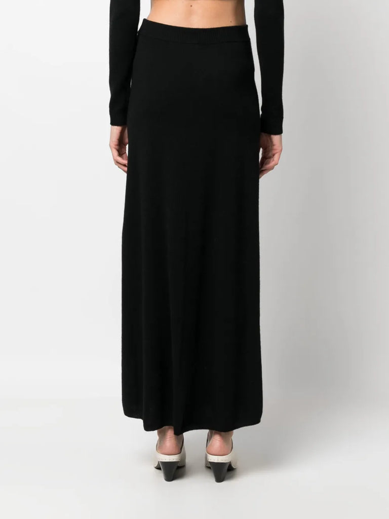 wool maxi skirt