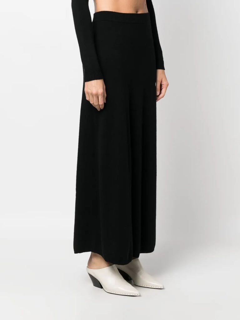 wool maxi skirt