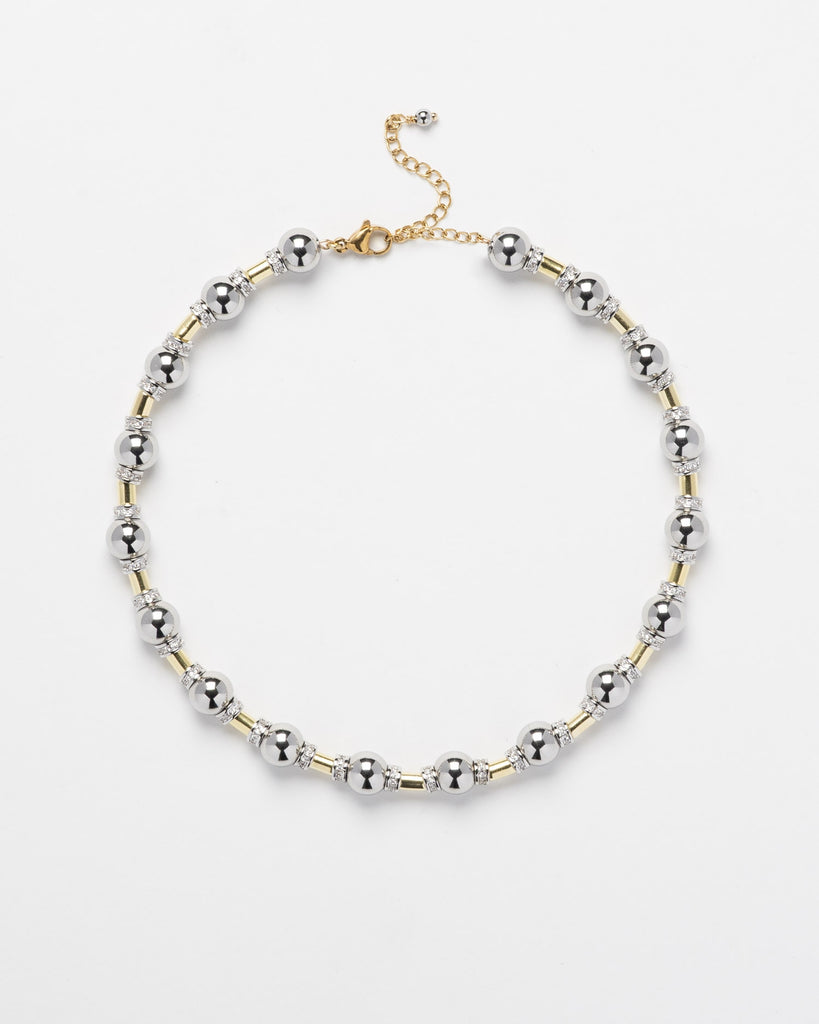 Silver Ball Necklace