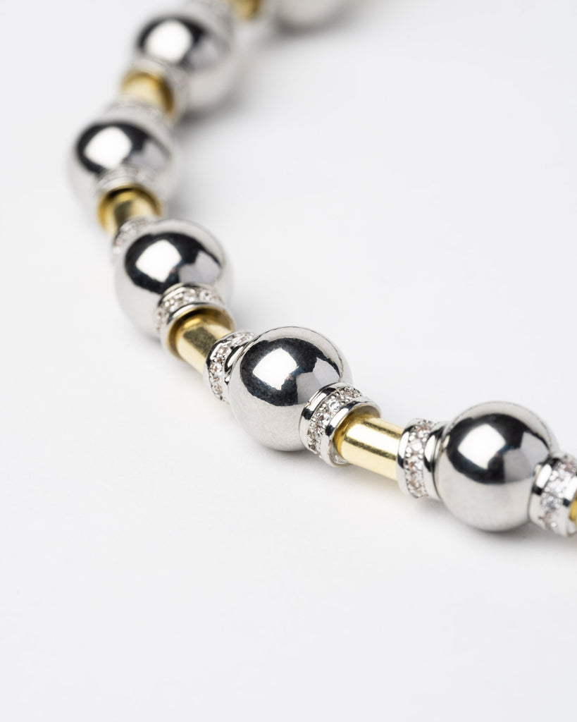 Silver Ball Necklace