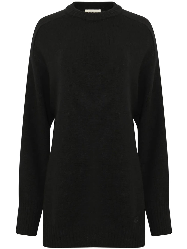 crew-neck wool-blend jumper