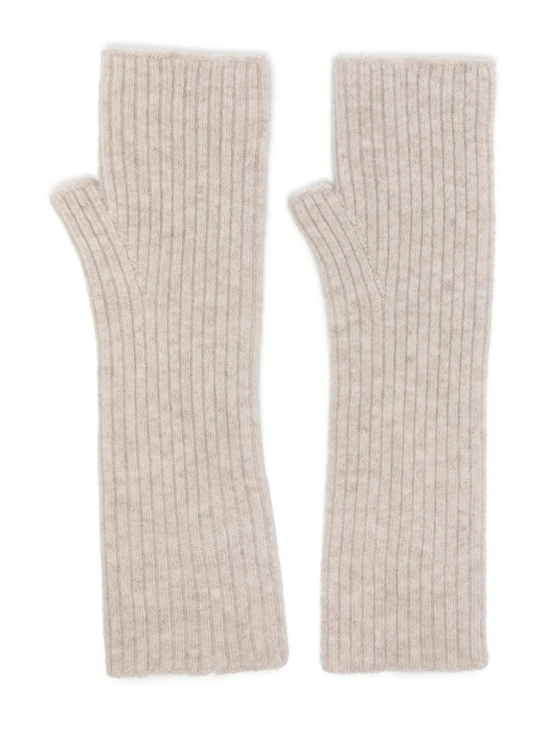 Knokke ribbed-knit mittens