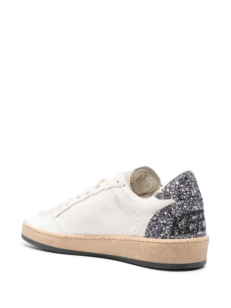 Ball Star glittered leather sneakers
