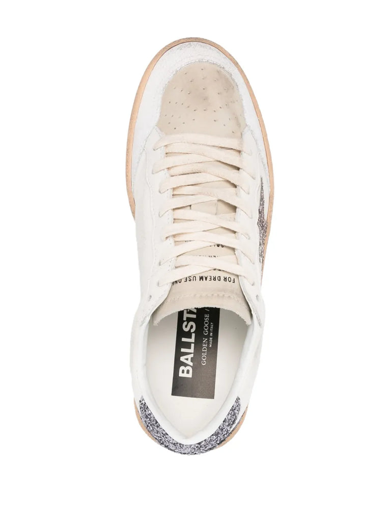 Ball Star glittered leather sneakers