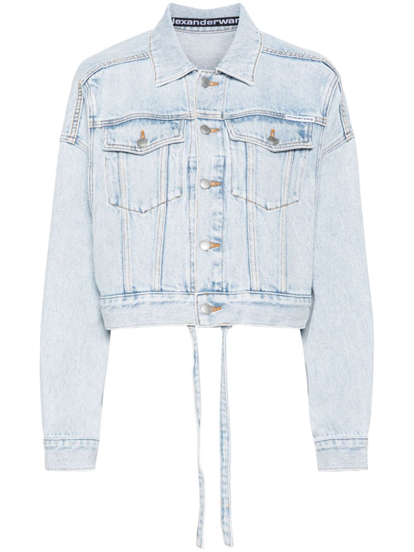 cropped denim jacket