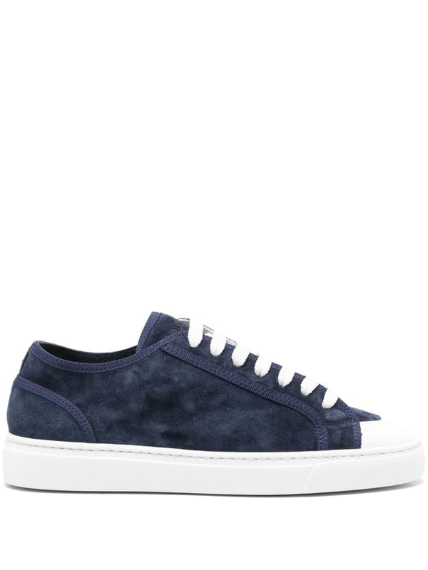 suede lace-up sneakers