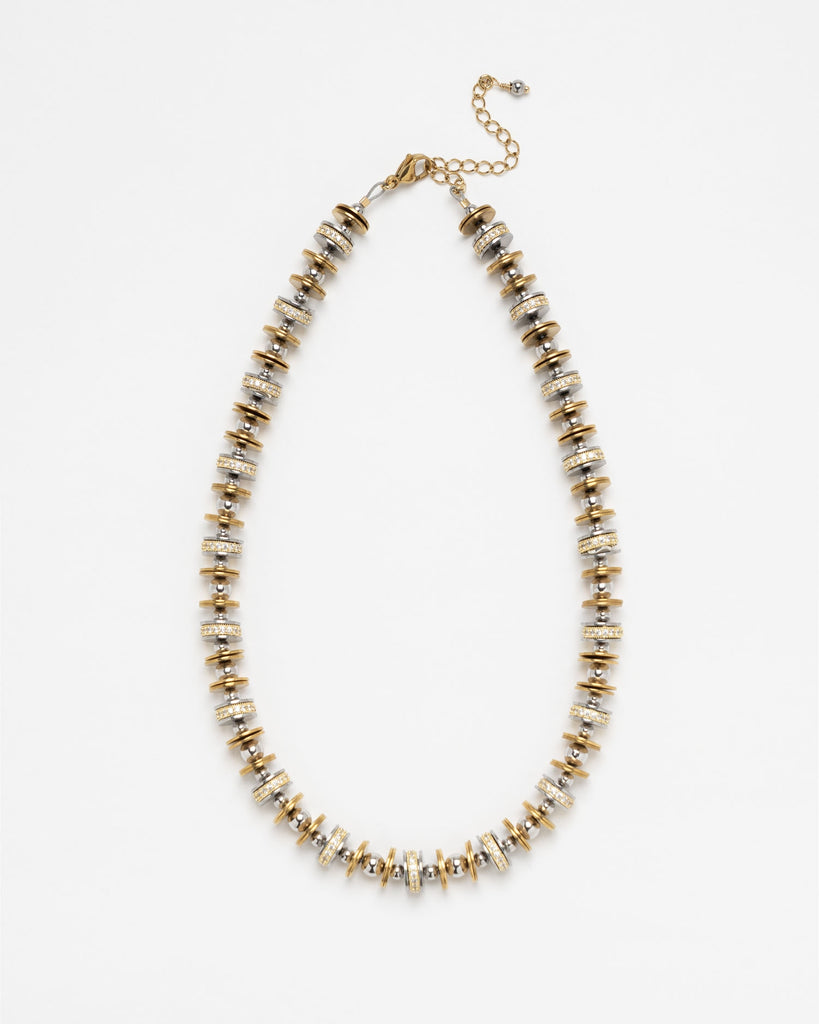 Helios Gold & Silver Necklace