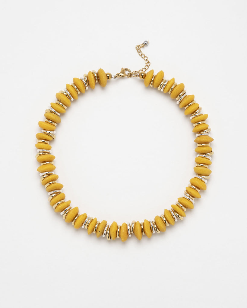 Yellow Thalia Necklace