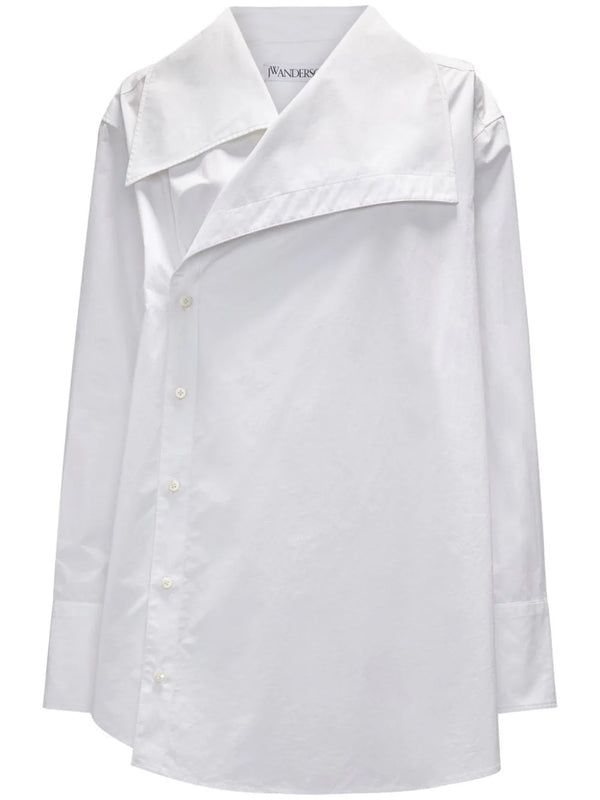 asymmetric long-sleeve shirt