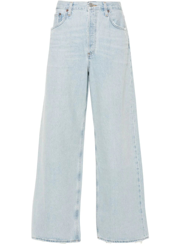 Low Slung Baggy cotton jeans