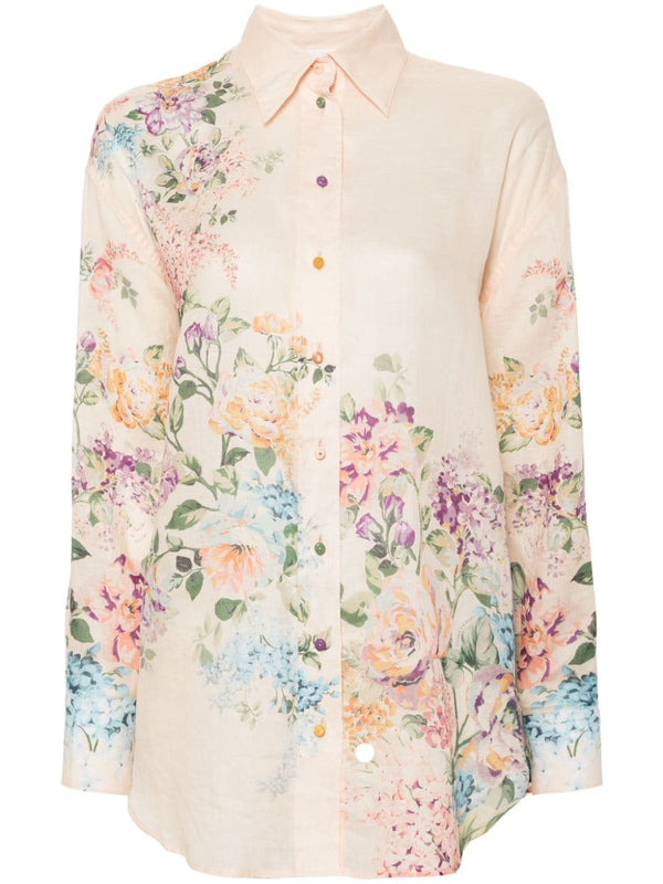 Halliday floral-print shirt