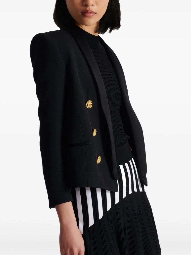 zweireihiger Wollblazer 