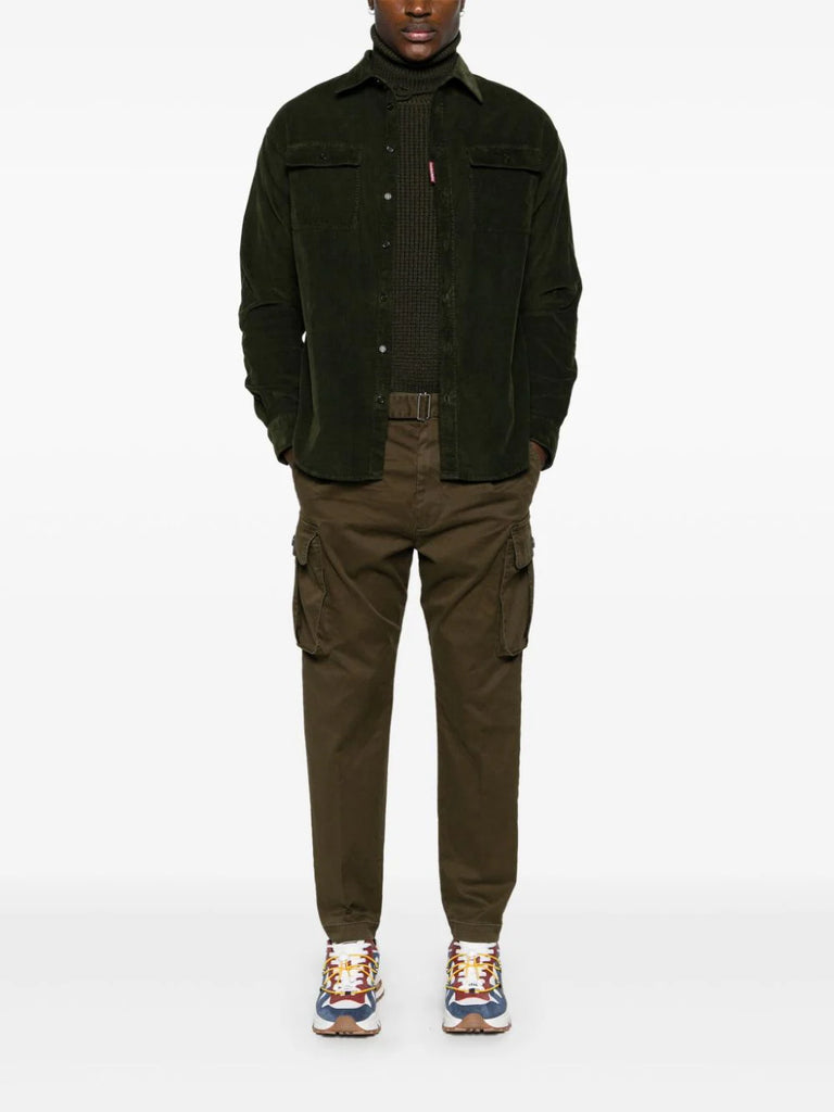 roll-neck wool jumper