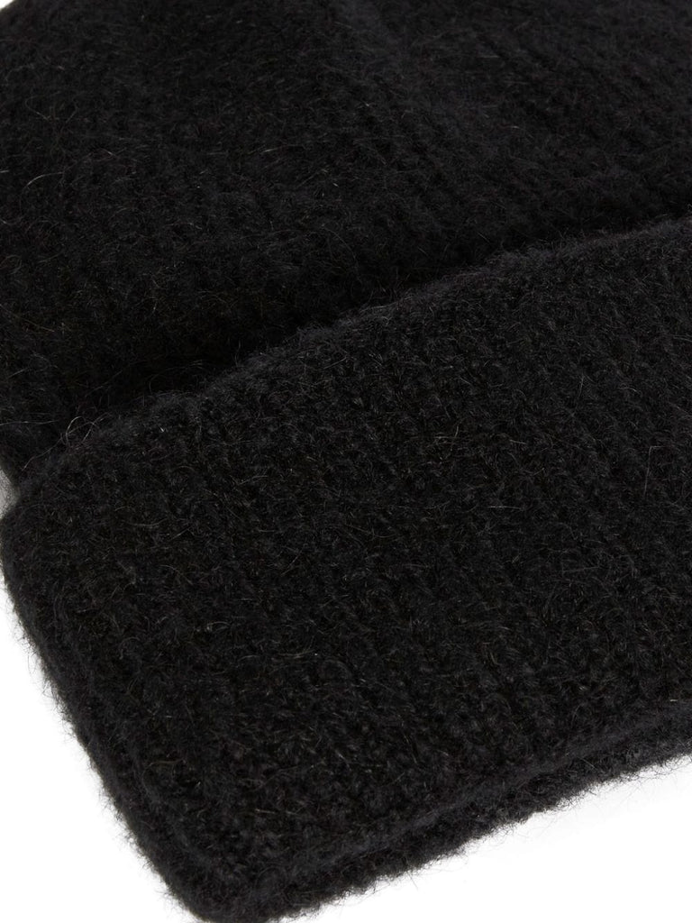 turn-up knitted beanie