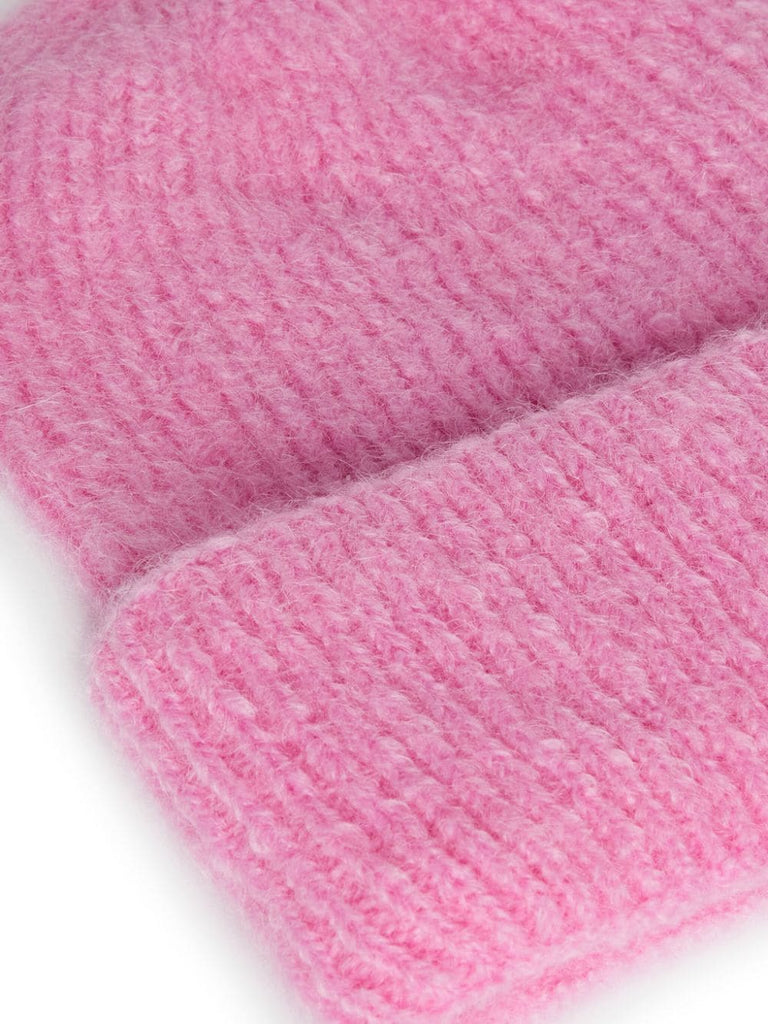 turn-up knitted beanie