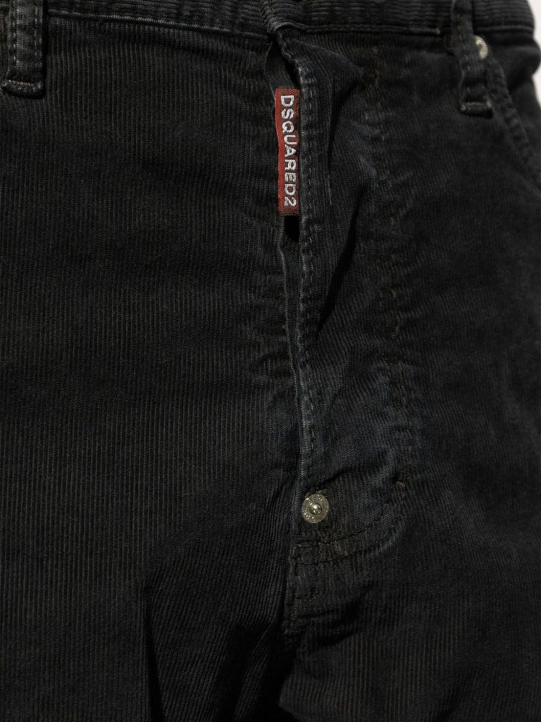 corduroy slim-cut jeans