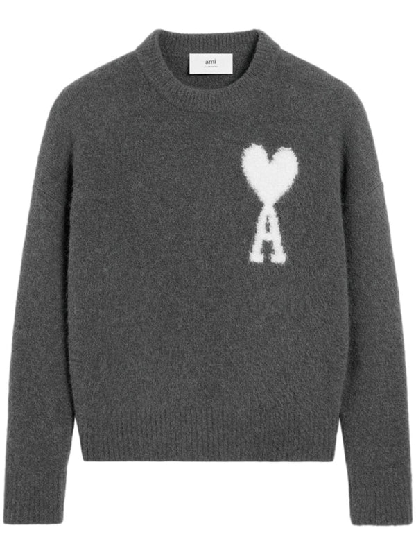 Ami de Coeur crew-neck jumper