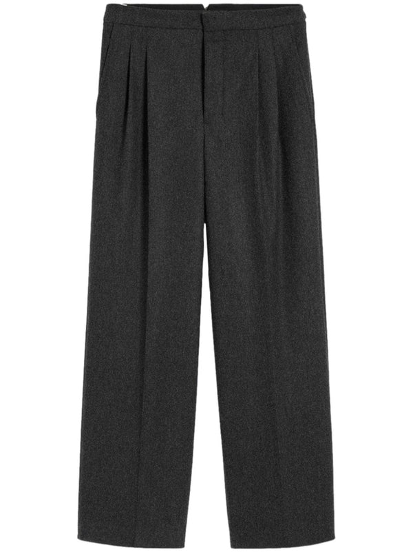 wool wide-leg trousers