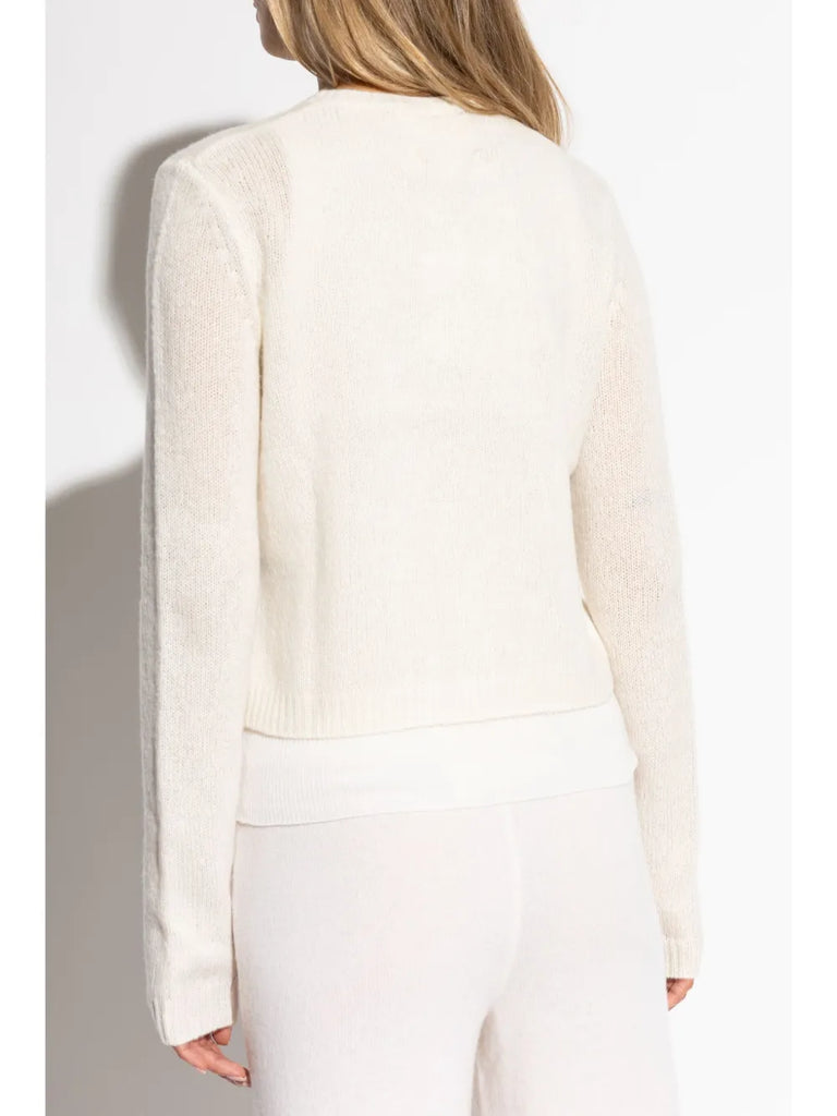 Felicia button-fastening cashmere cardigan